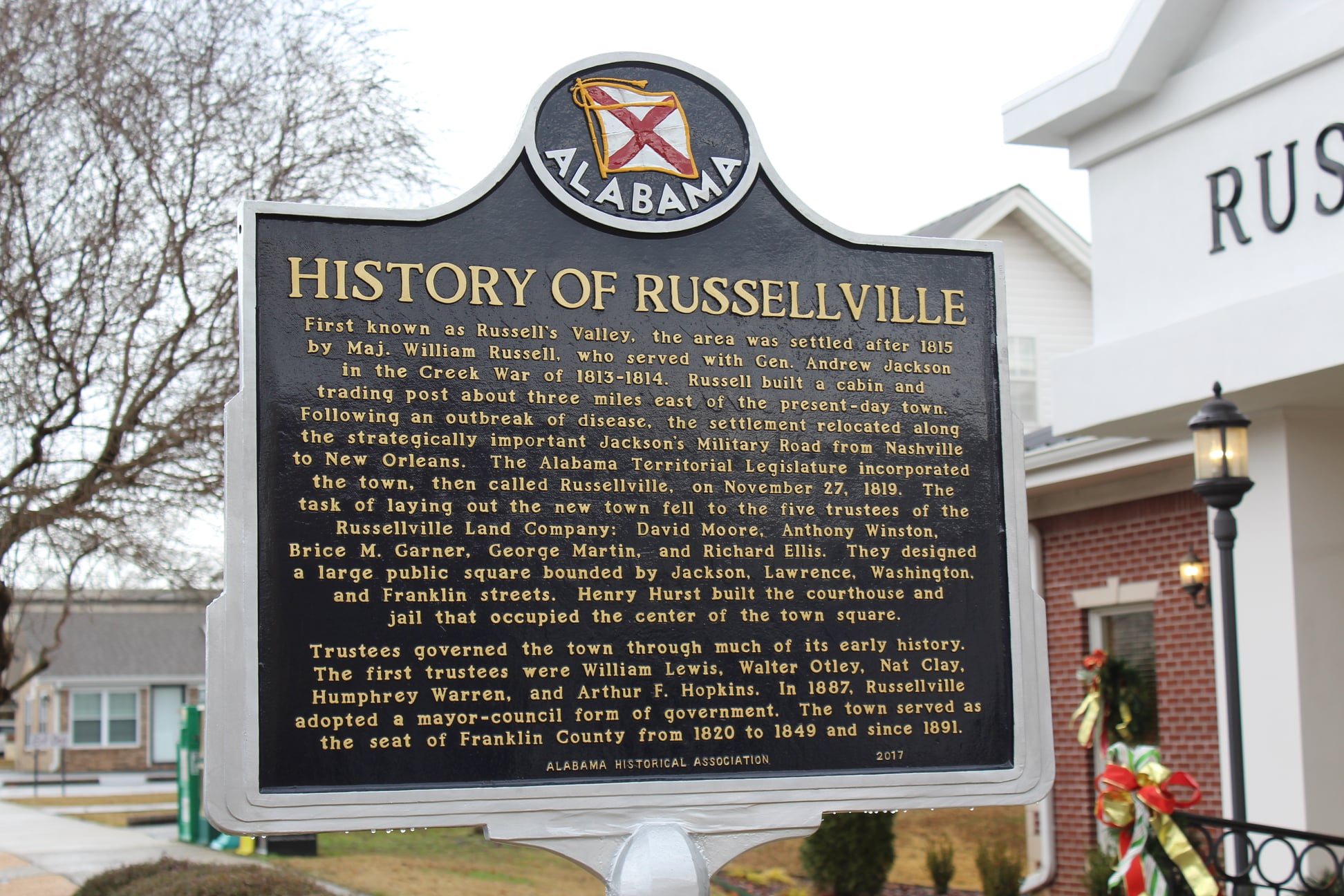 Russellville Historical Marker